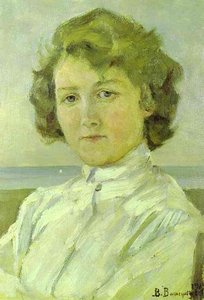 Portrait Of Zinaida Sredina — Victor Vasnetsov