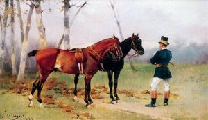 Riders And Horses — Josep Cusachs I