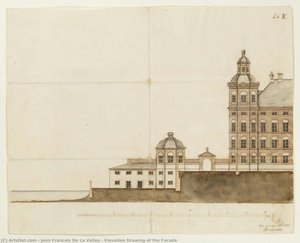 Elevation Drawing Of The Facade — Jean Francois De La Vallee