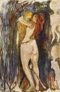 Death And The Maiden — Edvard Munch, Expressionism