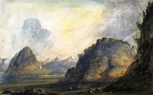 Rocky Formations Near The Nebraska Or Platte River — Alfred Jacob Miller