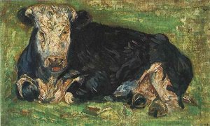 Lying Cow — Vincent Willem Van Gogh, Post-impressionism
