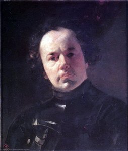 Portrait Of Ya. F. Yanenko With Armour — Karl Pavlovich Bryullov, Romanticism