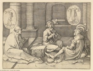 Joseph Interpreting Pharaoh's Dreams — Lucas Van Leyden