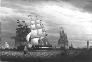 American Ships In The Mersey — Robert W. Salmon