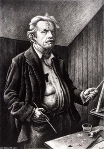 Self-portrait 1 — Thomas Hart Benton