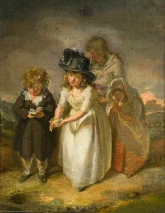 Burial Of A Bird — Francis Wheatley