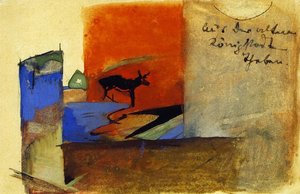 From The Royal Town Of Thebes — Franz Marc
