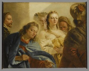 Le Christ Et La Femme Adultere — Giandomenico Tiepolo, Baroque