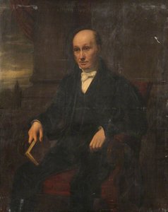 Portrait Of An Unknown Sitter With A Book — John Graham Gilbert