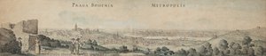 Great View Of Prague — Wenceslaus Hollar, Baroque