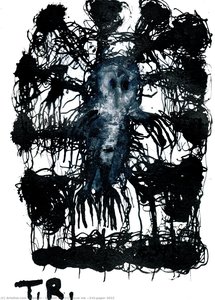 Subsoil 15×21cm Ink ×paper 2022 — Thomas Riesner