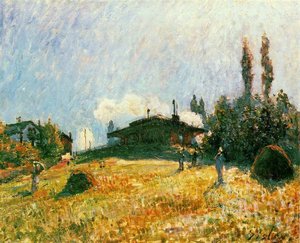 Station At Sevres — Alfred Sisley