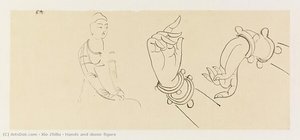 Hands And Donor Figure — Xie Zhiliu