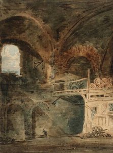 The Ruins Of The Emperor Julian's Baths, Hôtel De Cluny, Paris — Thomas Girtin