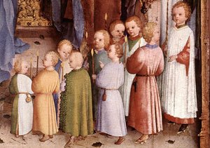 Presentation Of Christ In The Temple (detail) — Stephan Lochner