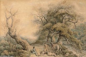 A Day's Bag From The Hill — Samuel Howitt