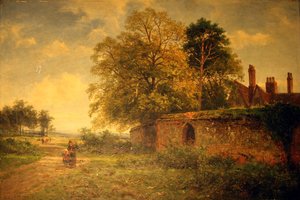 Bigods Hall, Dunmow, Essex — R.a Benjamin Williams Leader, Pre-raphaelite