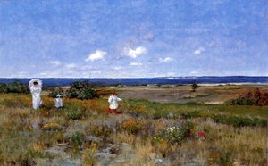 Near The Beach, Shinnecock — William Merritt Chase, Impressionism