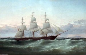 The Clipper Ship 'tudor', Outbound Off Holyhead — Samuel Walters