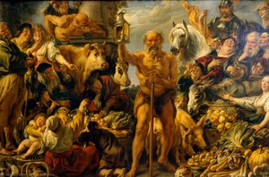 Diogenes Searching For An Honest Man — Jacob Jordaens