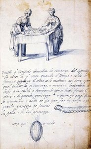 Treatise On Silk Culture And Manufacture (series Of Thirteen Drawings, No. 1) — Giuseppe Arcimboldo
