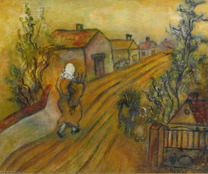 In The Shtetl — Issachar Ber Ryback