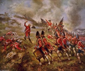 Battle Of Bunker Hill — Edward Moran