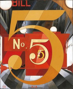 I Saw The Figure 5 In Gold (homage To William Carlos Williams) — Charles Demuth, Precisionism