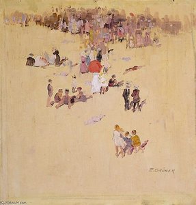 Bondi Beach — Elioth Gruner, Impressionism