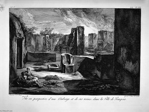 Perspective View Of Thermopolium — Giovanni Battista Piranesi