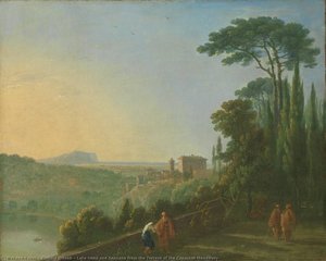 Lake Nemi And Genzano From The Terrace Of The Capuchin Monastery — Richard Wilson