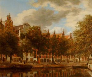 Amsterdam, Houses On The Herengracht — Jan Van Der Heyden