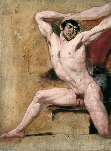 Male Nude - — William Etty