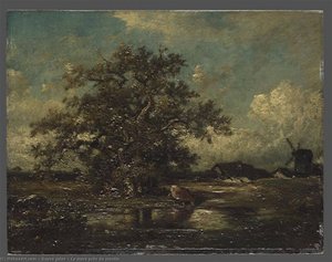 La Mare Près Du Moulin — Jules Dupré