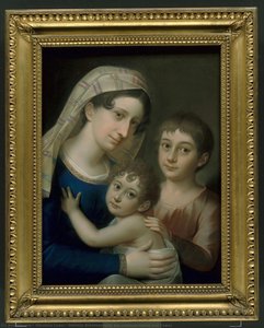 Antonie Brentano With Her Children Georg And Fanny — Nikolaus Lauer, Neoclassicism