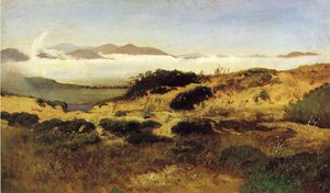 Sand Dunes And Fog, San Francisco — William Keith