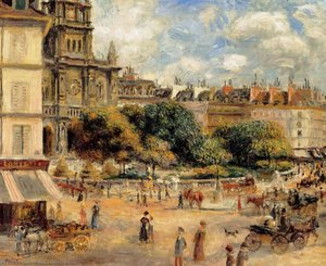 Place De La Trinite — Pierre-auguste Renoir