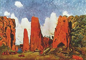 Daphnis And Chloe Scenery For Act Ii — Léon Bakst