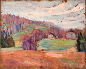 Trees In A Landscape — Elizabeth Muntz