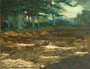 Scottish River and Trees