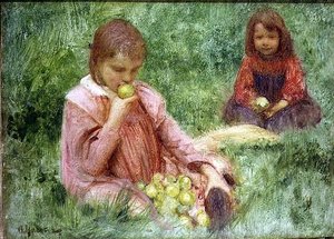 In The Orchard — Arthur Hacker