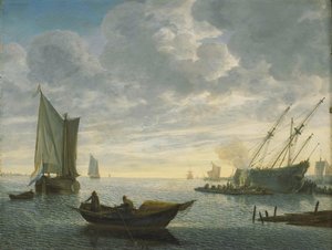 Caulking Of A Vessel, Lieve Pietersz. Verschuier, 1660 - 1686 — Lieve Pietersz Verschuier