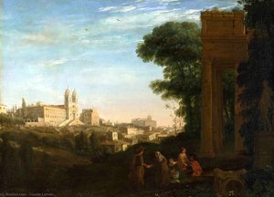 A View In Rome — Claude Lorrain (claude Gellée)