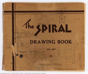 Sketch Book Of Drawings For Costumes — Joshua Charles Taylor, Other