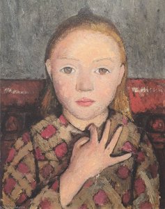 Portrait Of A Girl — Paula Modersohn-becker