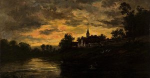 Français Bords De L'oise — Charles-françois Daubigny
