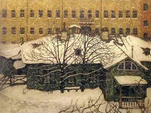 A Small House In St. Petersburg — Mstislav Dobuzhinsky