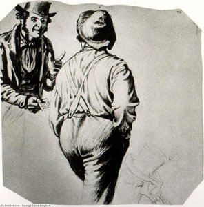 Study Of Figures 2 — George Caleb Bingham