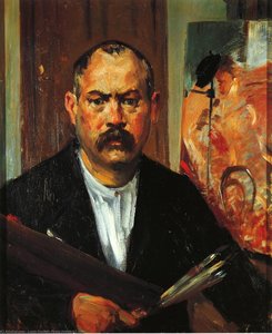 Self Portrait Without Collar — Lovis Corinth